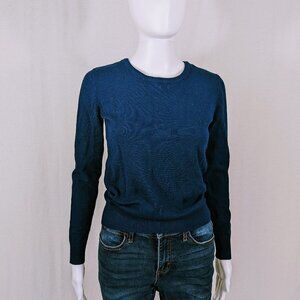 Ceilo Navy Blue Soft Stretchy Pullover Sweater Size S